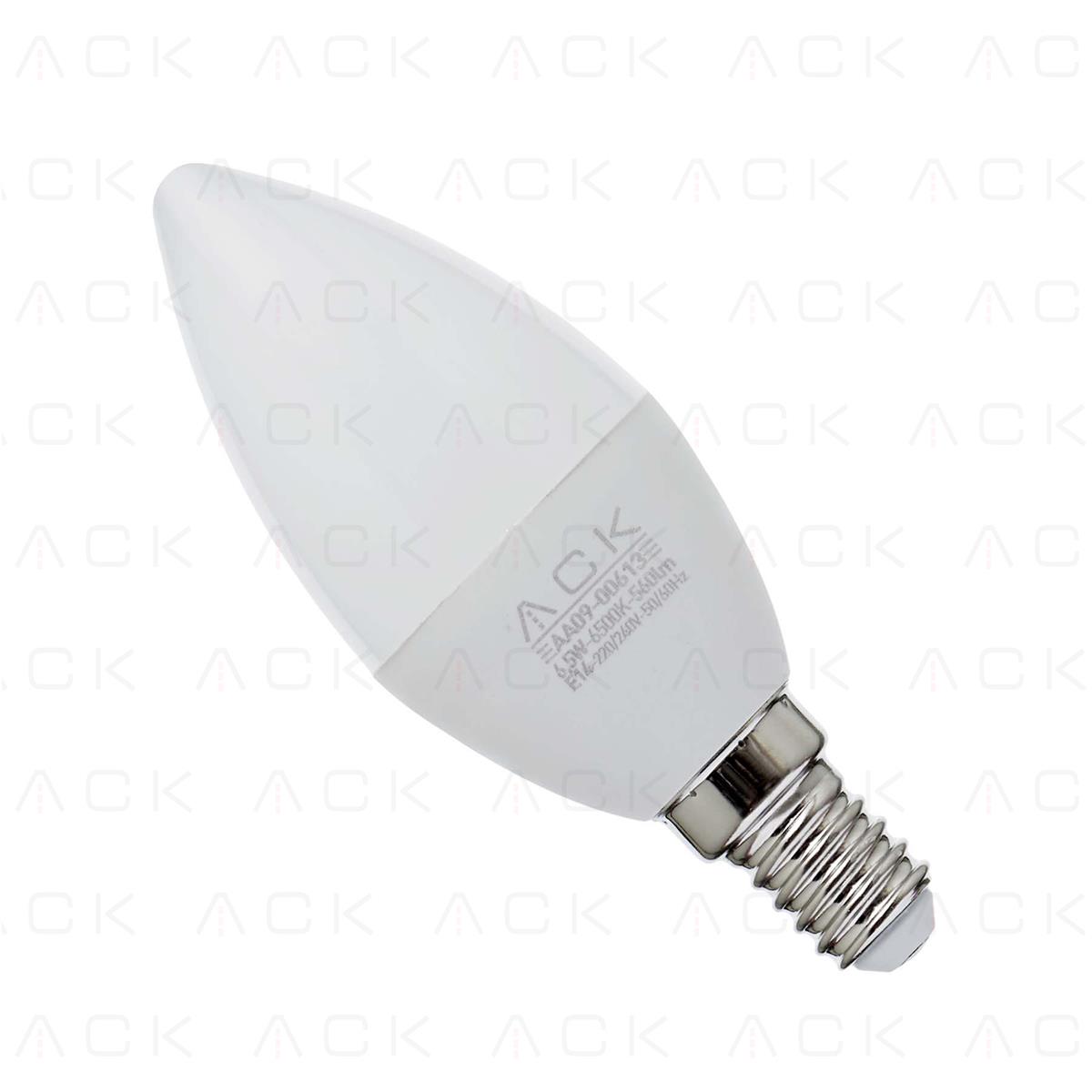 ACK AA09-00713 7W E14 6500K BEYAZ MUM LED AMPUL