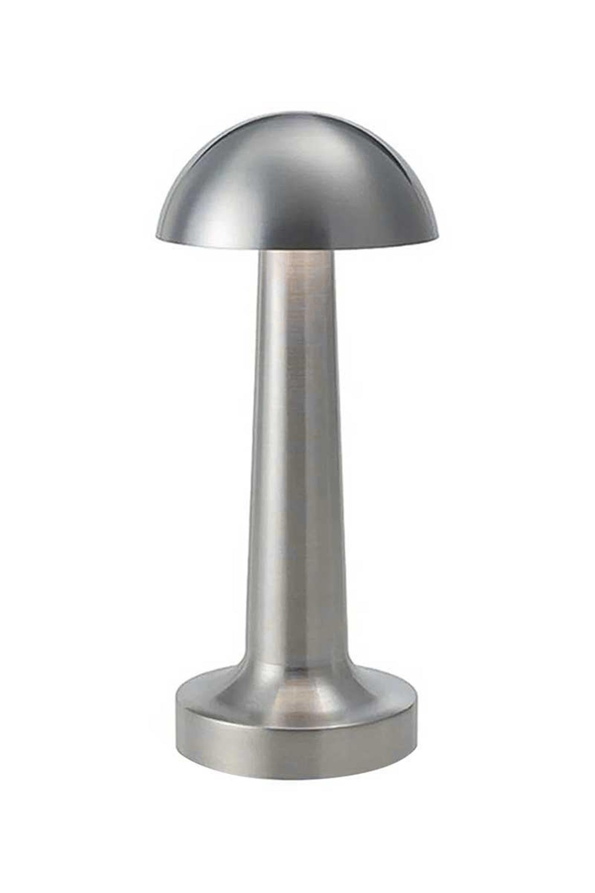 ACK AF11-00293 2W Saten Gövde Led Dokunmatik Dimli Metal Şarjlı Masa Lambası