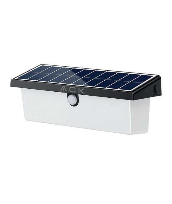 ACK AG60-03851 IP54 Siyah Solar Duvar Apliği