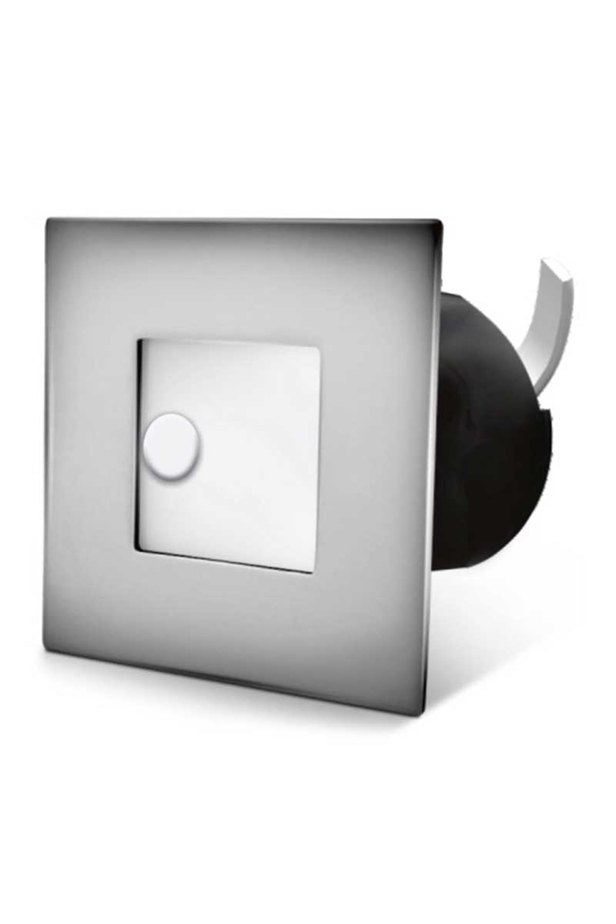 ACK AH07-00804 0.84W 3000K Günışığı Sensörlü Kare Led Merdiven Ve Duvar Armatürü