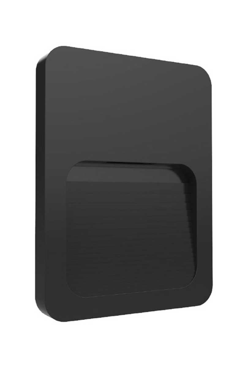 ACK AH07-01400 3000K GÜNIŞIĞI 2W SİYAH KASA AVVA LED DUVAR ARMATÜRÜ 