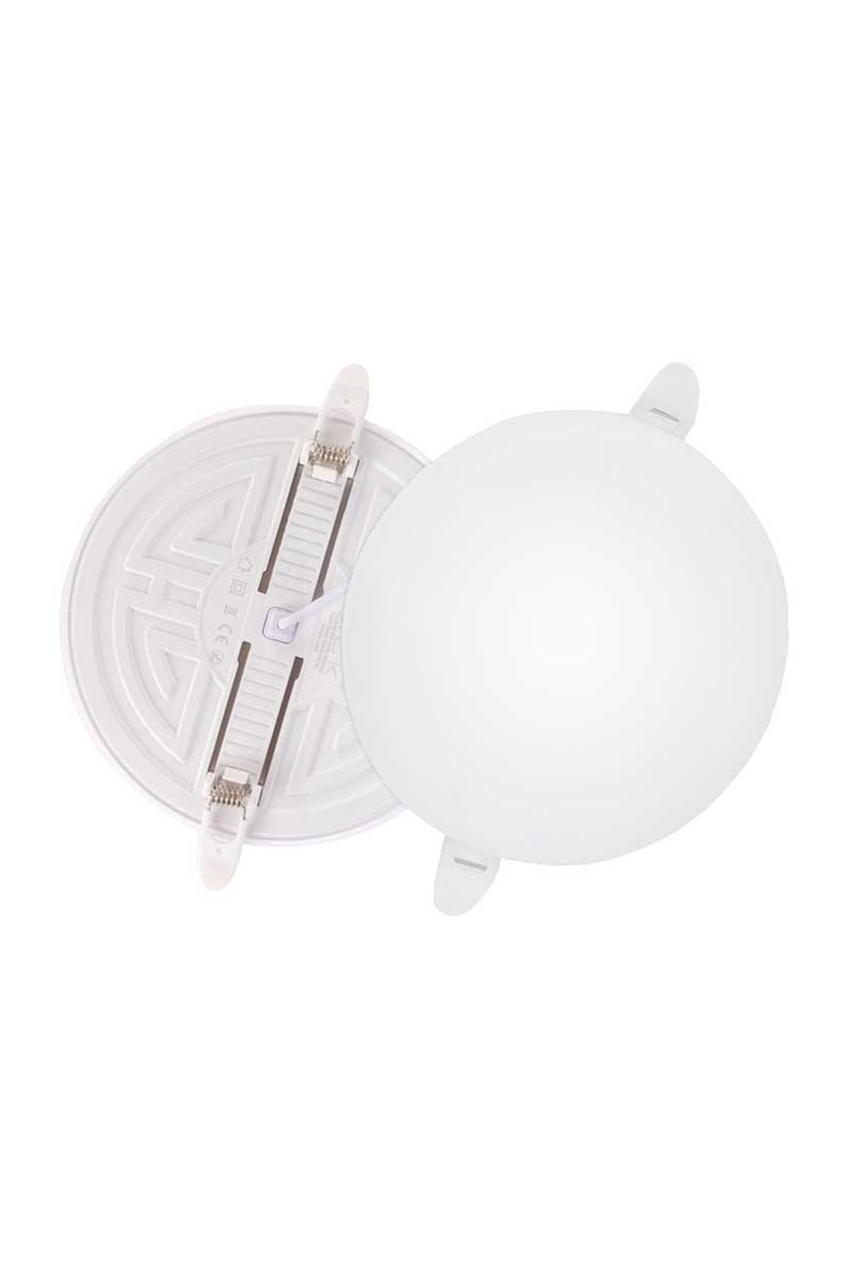 ACK AP10-02400 24W 3000K Günışığı Ayarlanabilir Sıva Altı Çerçevesiz Yuvarlak Led Panel