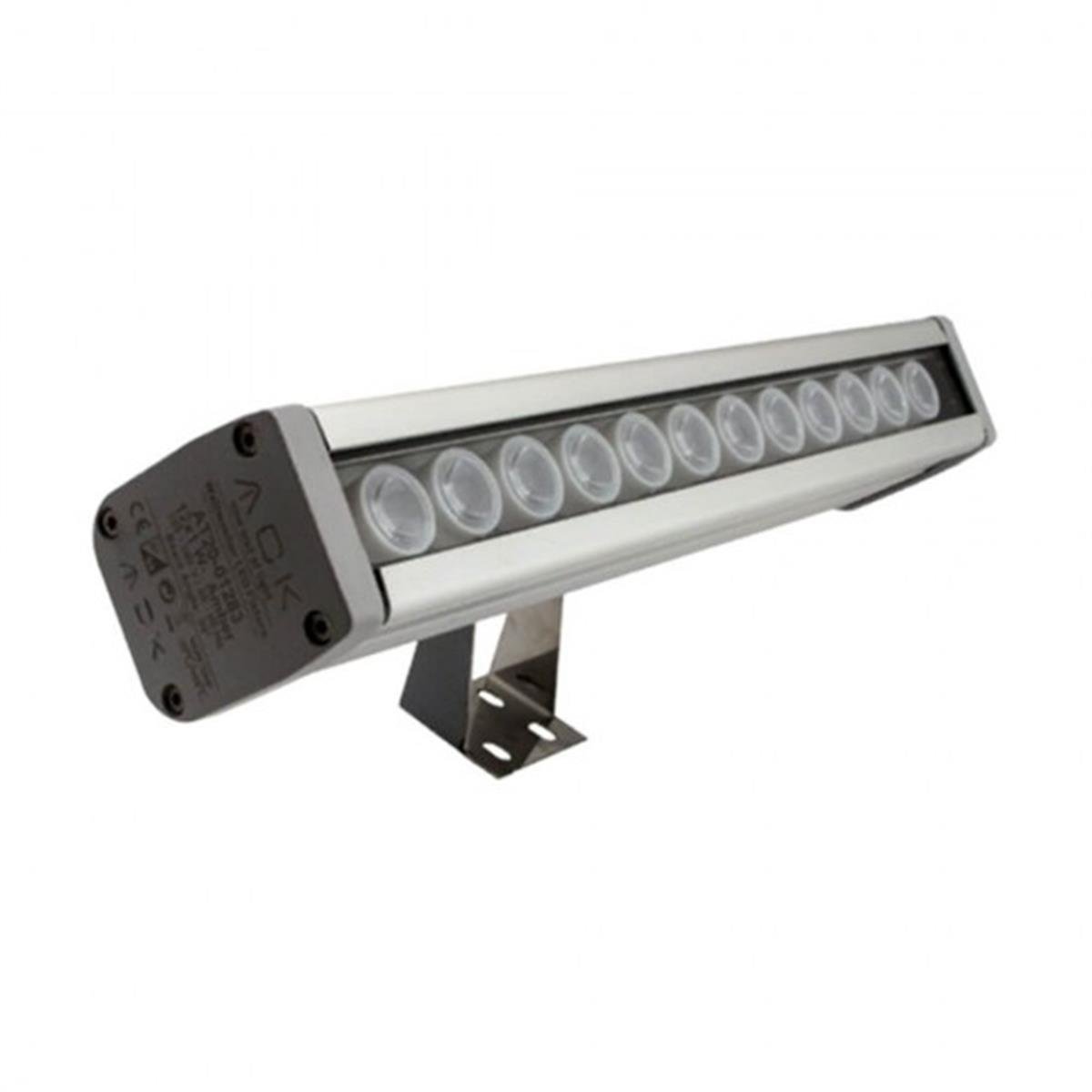 ACK AT20-01283 12W LED WALLWASHER IP65 AMBER