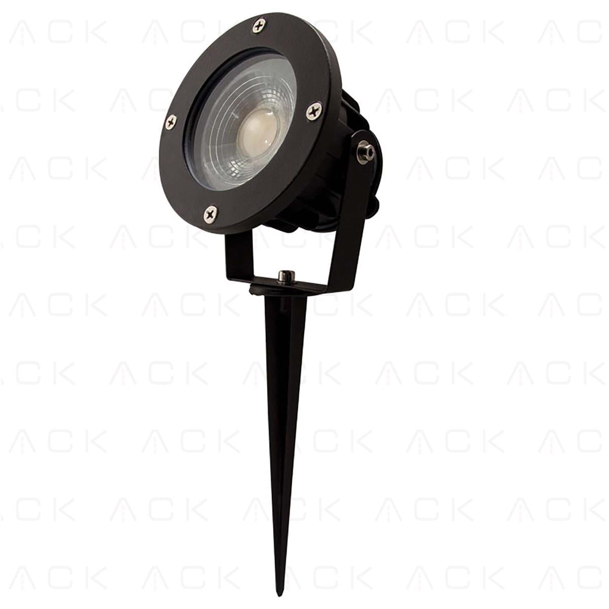 ACK AT25-00351 YEŞİL 10W SİYAH LED KAZIKLI ÇİM ARMATÜRÜ