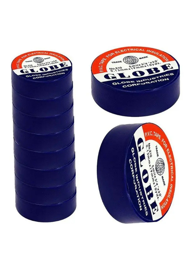 GLOBE 10'LU MAVİ İZOLE ELEKTRİK BANDI