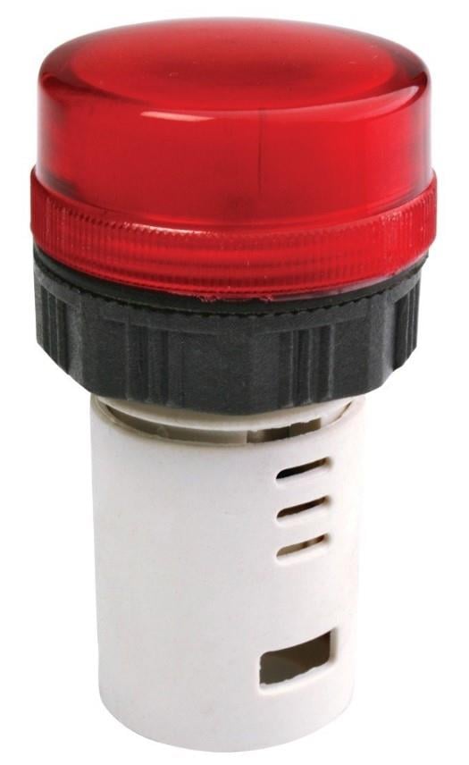 MUTLUSAN 22MM SİNYAL ARMATÜRÜ 220V LEDLİ KIRMIZI 010 090 010004