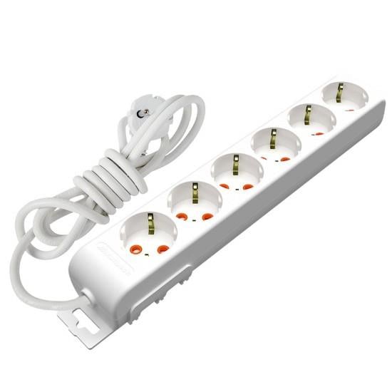 MUTLUSAN Rİ-TECH TOPRAKLI GRUP PRİZ ÇOCUK KORUMALI 3 METRE KABLOLU 001 175 610002 03 00