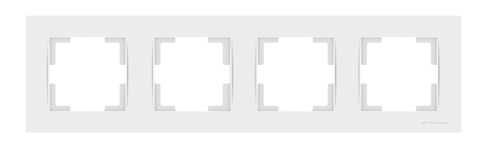 MUTLUSAN RİTA BEYAZ DÖRTLÜ YATAY ÇERÇEVE 2220 800 1401