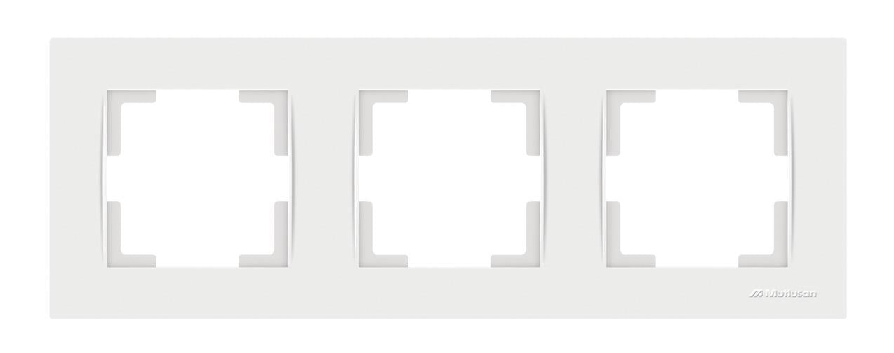 MUTLUSAN RİTA BEYAZ ÜÇLÜ YATAY ÇERÇEVE 2220 800 1301