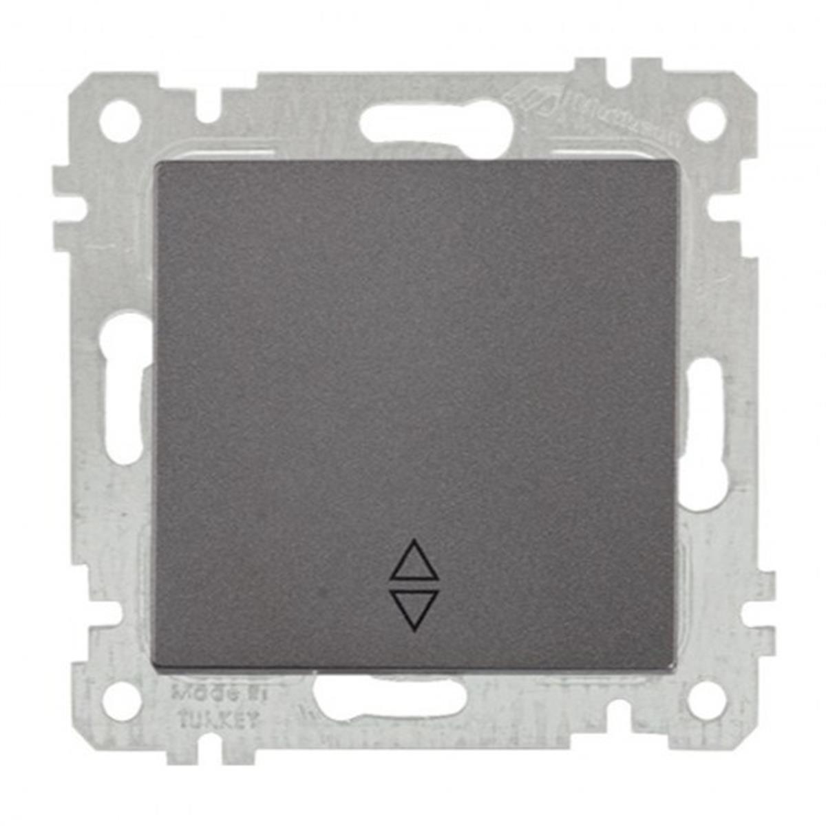 MUTLUSAN RİTA FÜME MEKANİZMA + TUŞ VAVİEN (İKİ YOLLU ANAHTAR) (VİDALI) 2200 403 0295