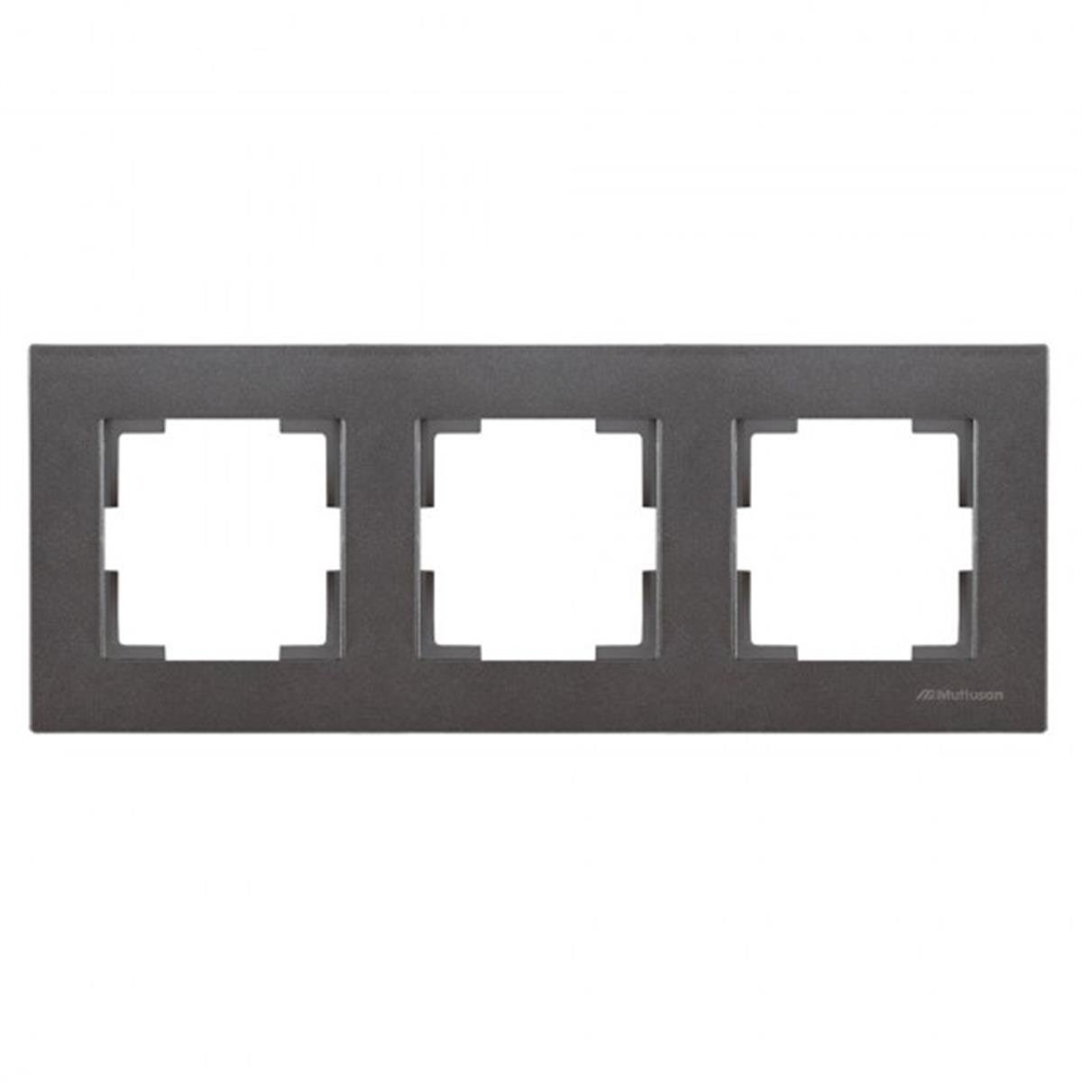 MUTLUSAN RİTA FÜME ÜÇLÜ YATAY ÇERÇEVE 2220 800 1395