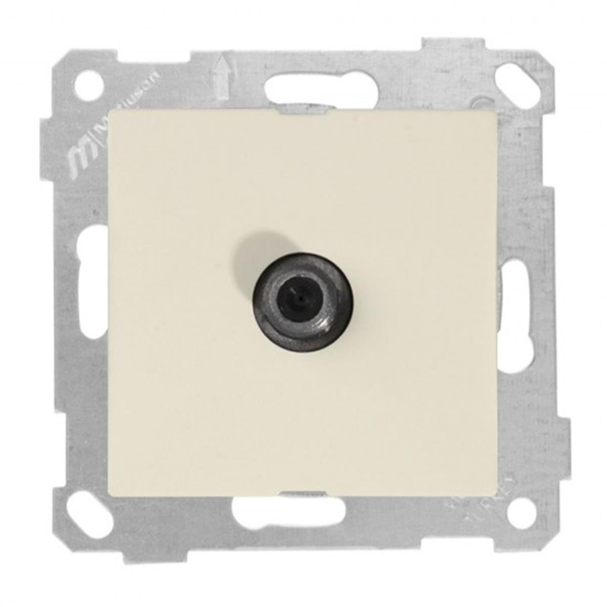 MUTLUSAN RİTA KREM MEKANİZMA + TUŞ TV PRİZİ F DİŞİ 2200 172 0102