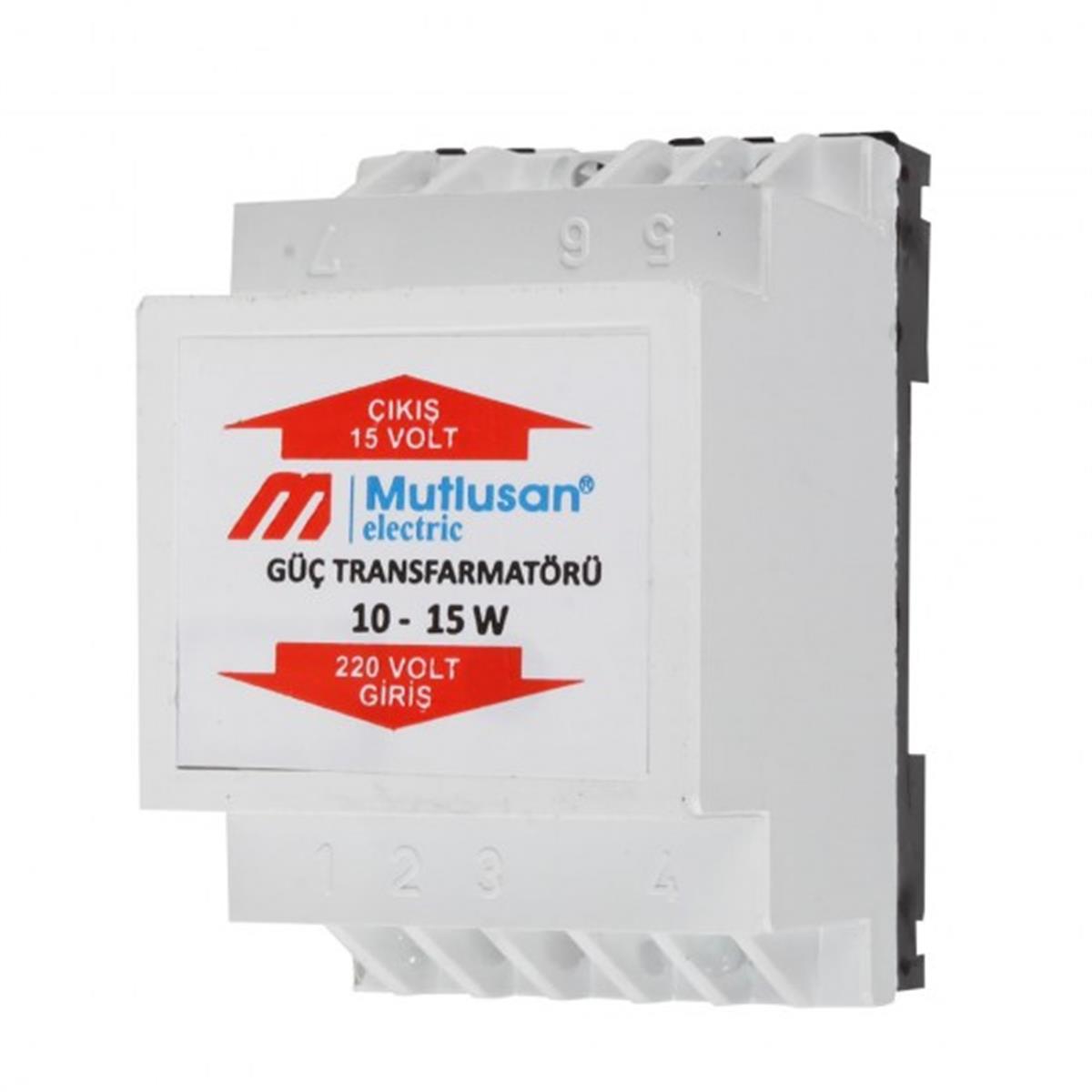 MUTLUSAN ZİL TRAFOSU 15V 027 105 010015