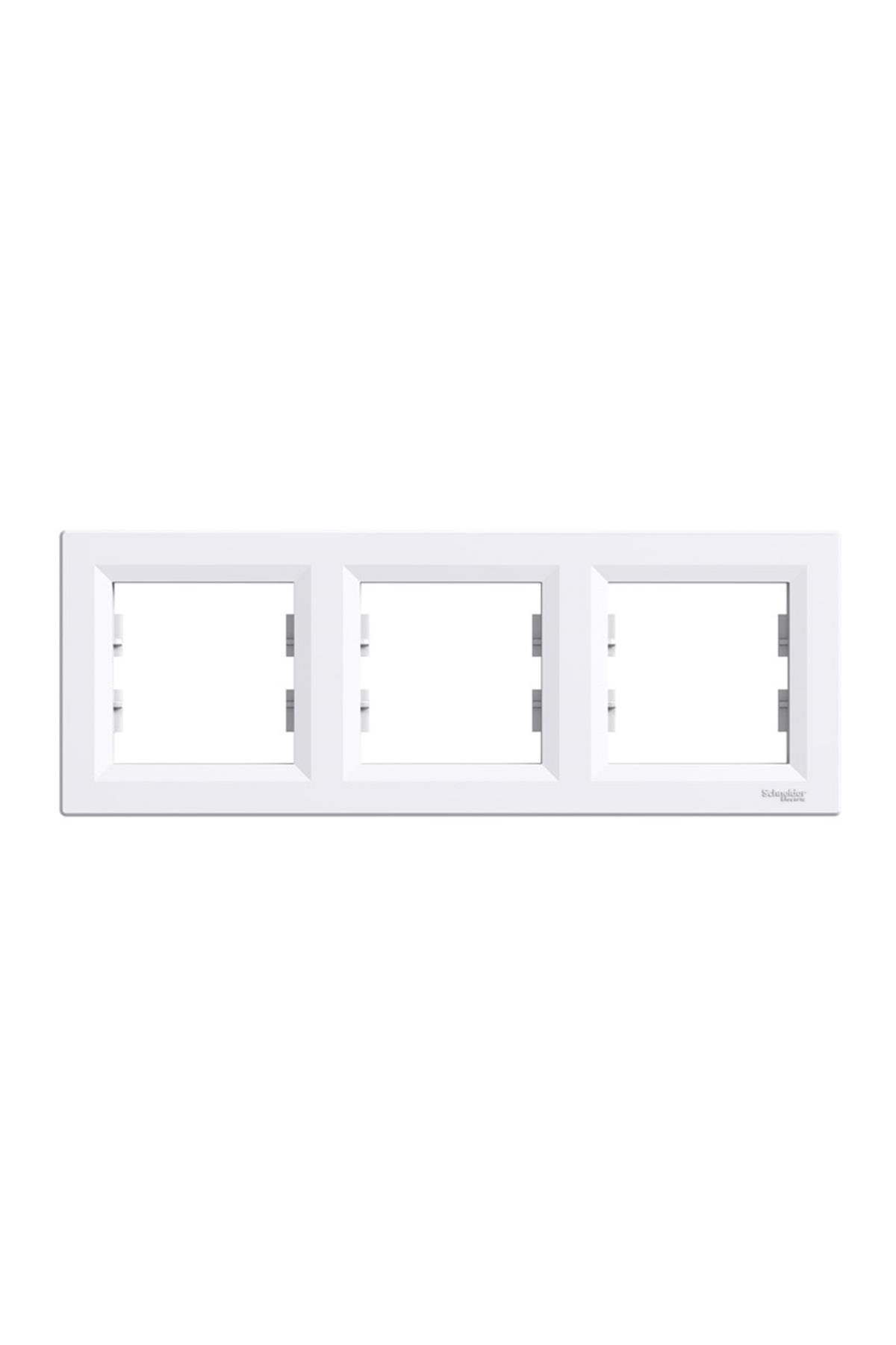 SCHNEIDER EPH5800321 ASFORA 3LÜ BEYAZ ÇERÇEVE