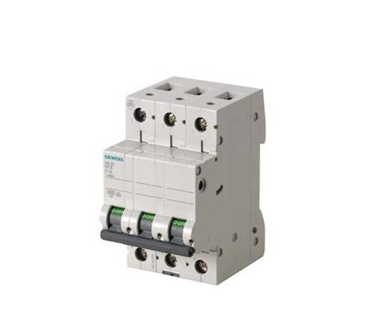 SIEMENS 5SL6310-7YA 3X10A 6KA 3F C TİPİ OTOMATİK SİGORTA