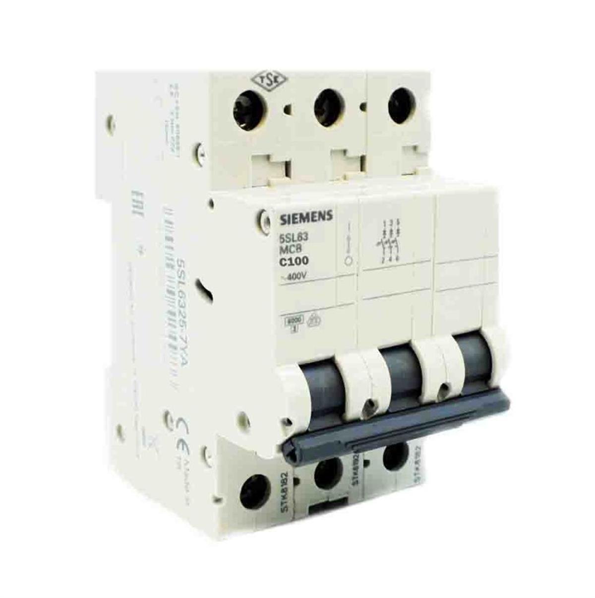 SIEMENS C TİPİ 3X100A 10KA OTOMATİK SİGORTA 5SP4391-7