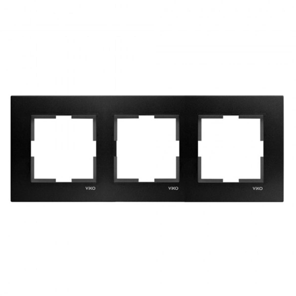 VİKO 92190653 NOVELLA SİYAH ÜÇLÜ ÇERÇEVE