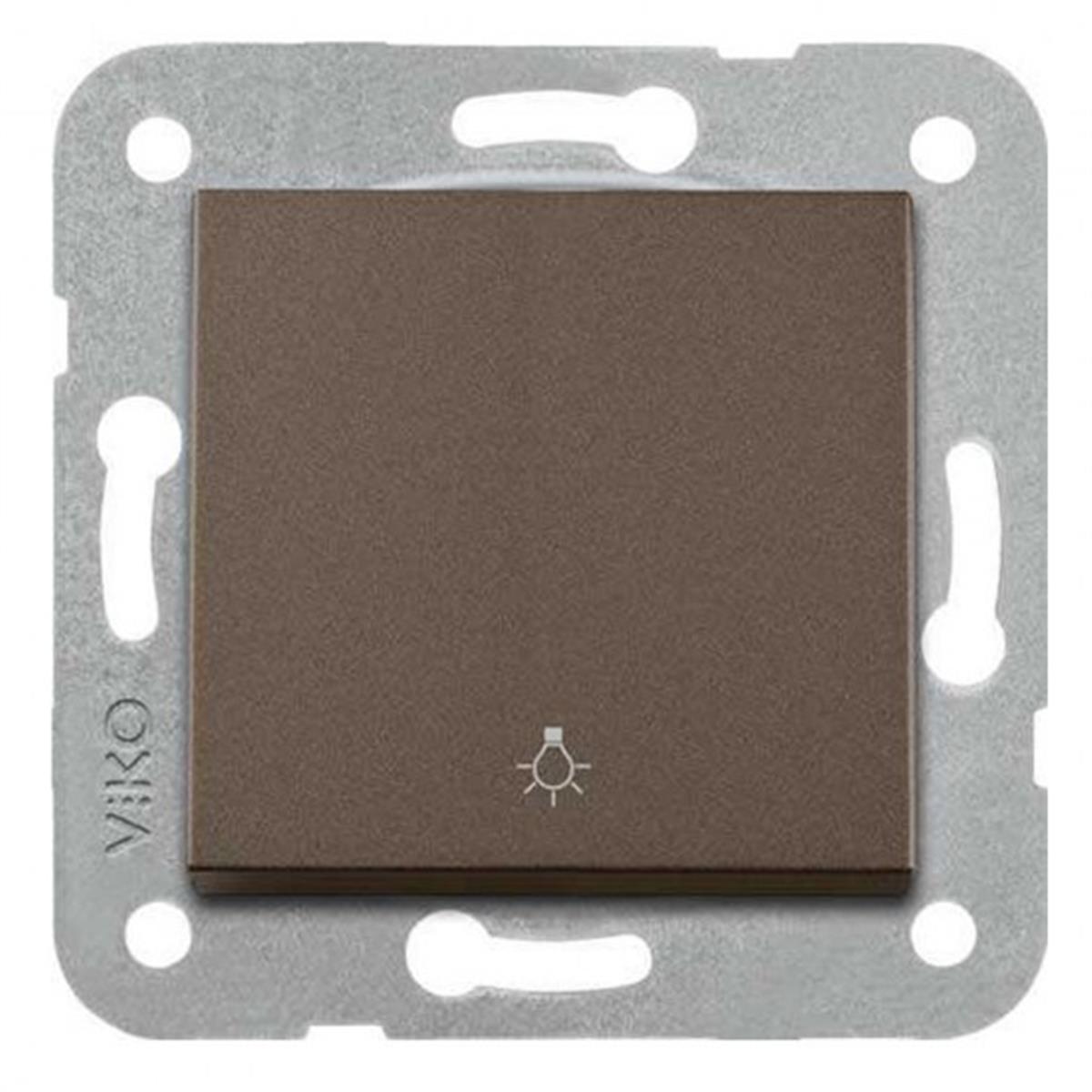 VİKO 92605303 NOVELLA/TRENDA ANTRASİT LİGHT DÜĞME (MEKANİZMA HARİÇ)