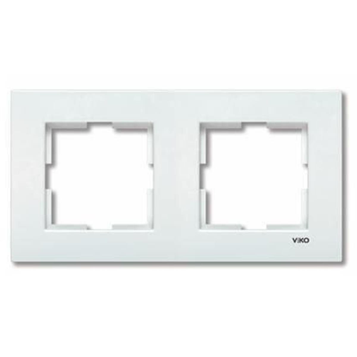 VİKO KARRE İKİLİ ÇERÇEVE - BEYAZ 90960201