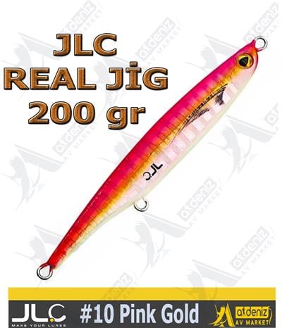 JLC Jigging A La Carta Real Jig 200gr #10 PİNK GOLDJLC JİGGİNG A LA CARTA