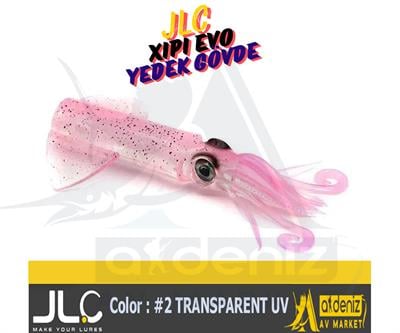JLC Jigging A La Carta XIPI EVO Body Replacement #2 TRANSPARENT UV Silikon Kalamar Yedek GövdeJLC JİGGİNG A LA CARTA