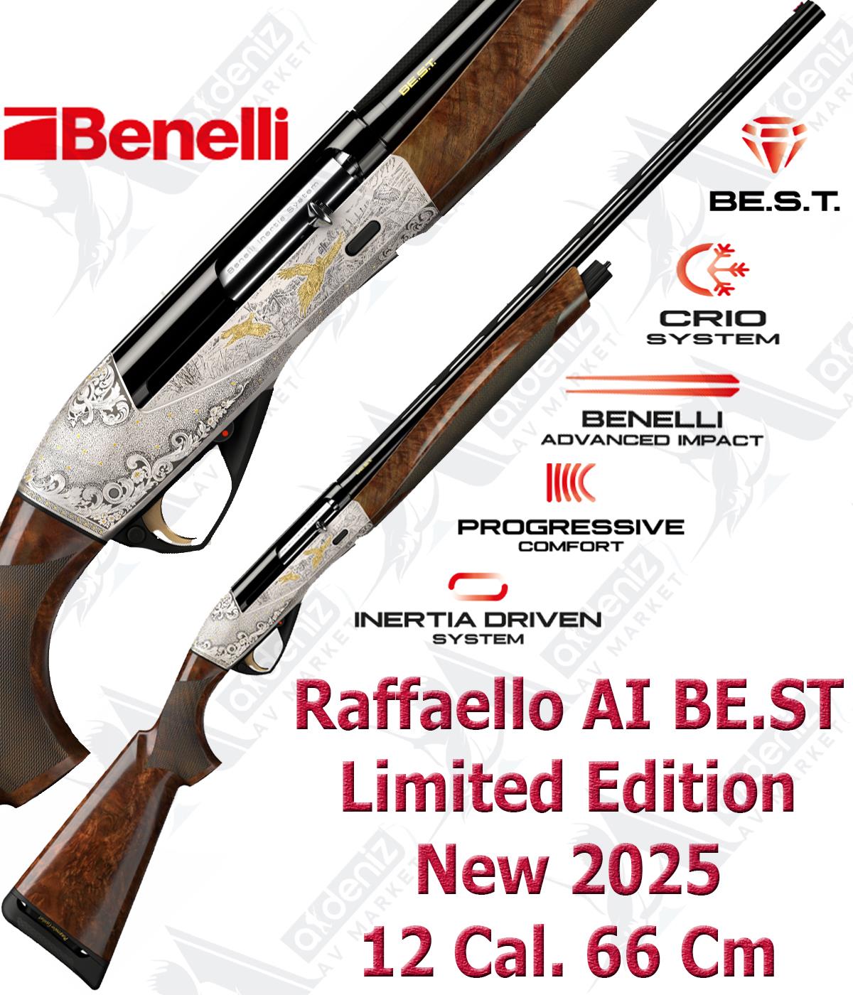 Benelli Raffaello A.I. BE.S.T. Limited Edition 12 cal. 66 cm Yarı Otomatik Av Tüfeği (New 2025)BENELLİ