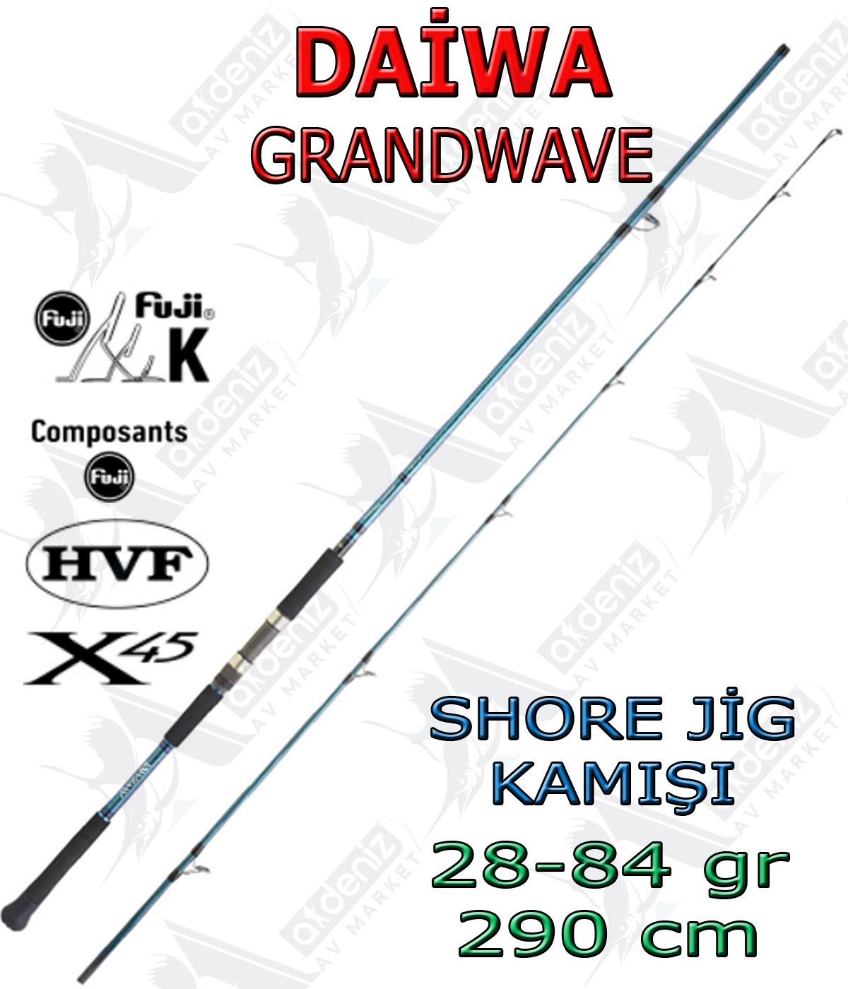Daiwa Grandwave 2.90 m 28-84gr (2 Parça) Shore Jigging KamışDAİWA