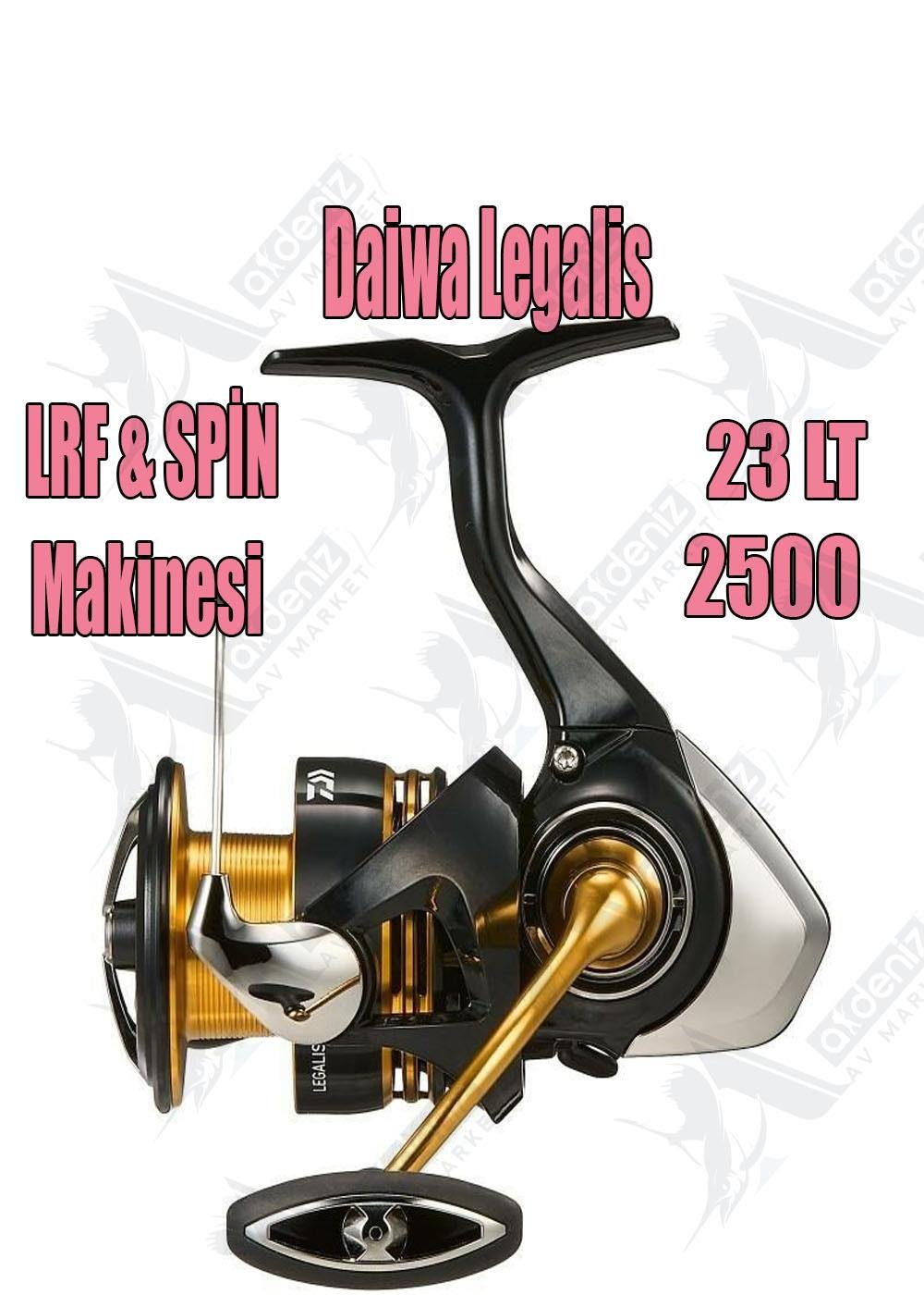 Daiwa Legalis 23 LT 2500 LRF ve Spin MakinesiDAİWA