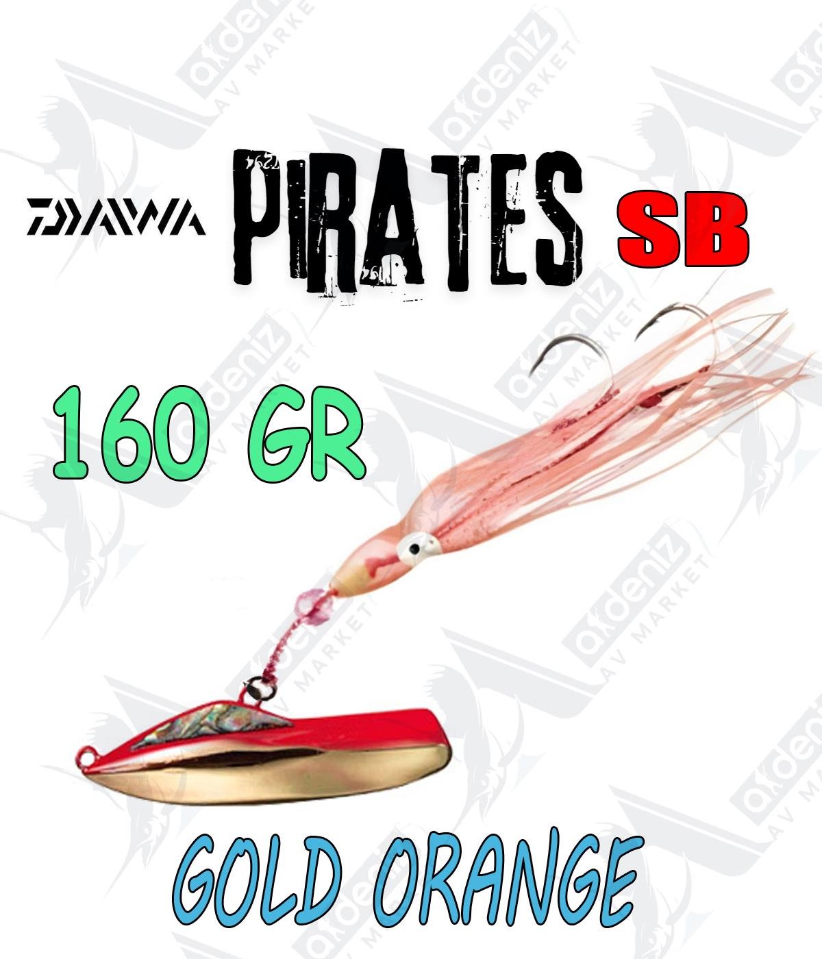 Daiwa Pirates SB 160 gr İnchiku Jig Yem PRSB160G19 #Gold OrangeDAİWA
