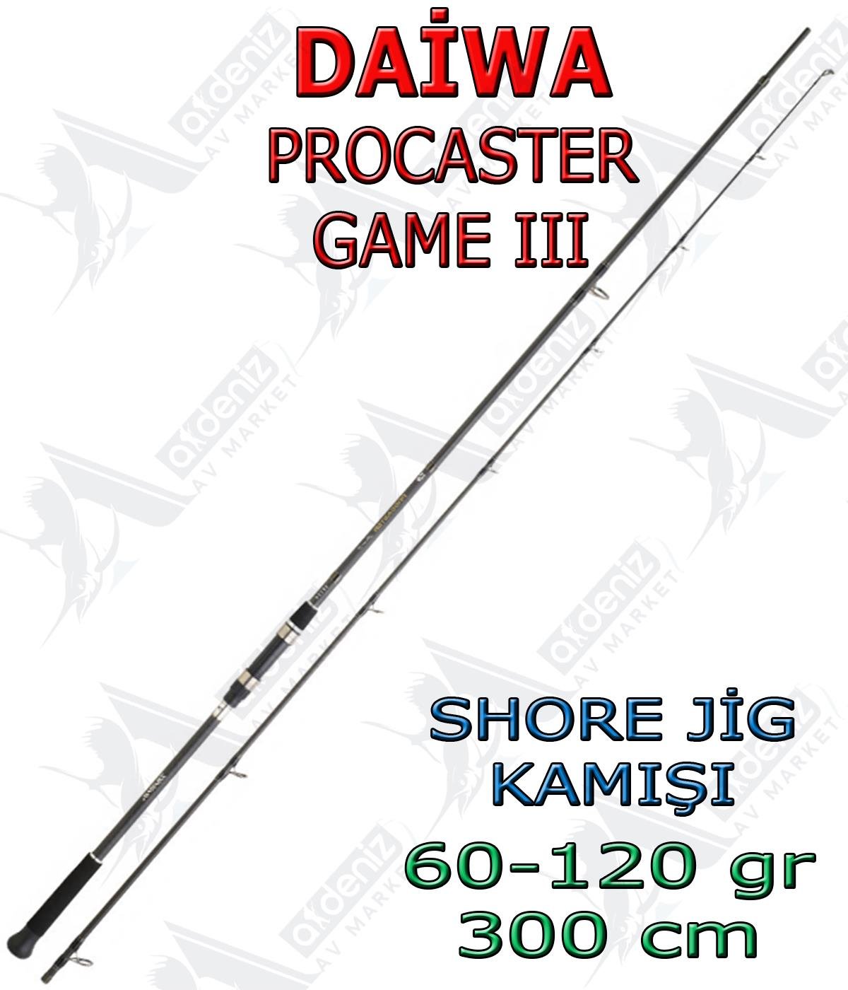 Daiwa Procaster Game III 300Cm 60-120Gr Shore Jig & Heavy Spin Olta KamışıDAİWA