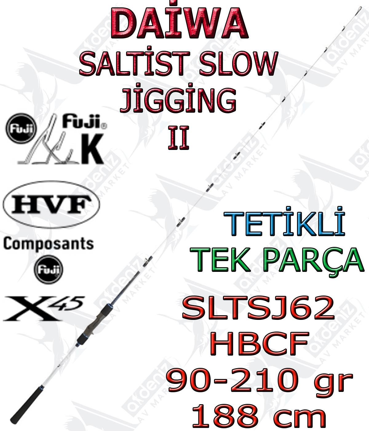 Daiwa Saltist Slow Jig 188 Cm 90-210Gr Olta Kamışı (Tetikli-Tek Parça)DAİWA