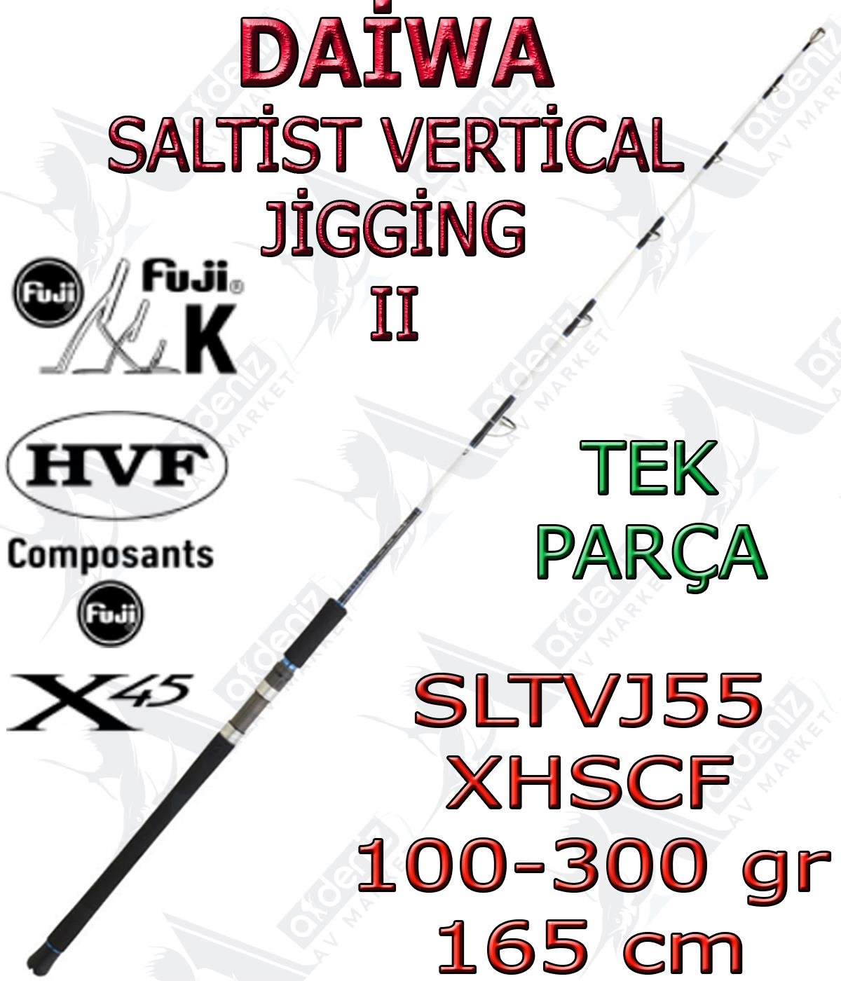 Daiwa Saltist Vertical Jig 165 Cm 100-300Gr Olta Kamışı (Tek Parça)DAİWA