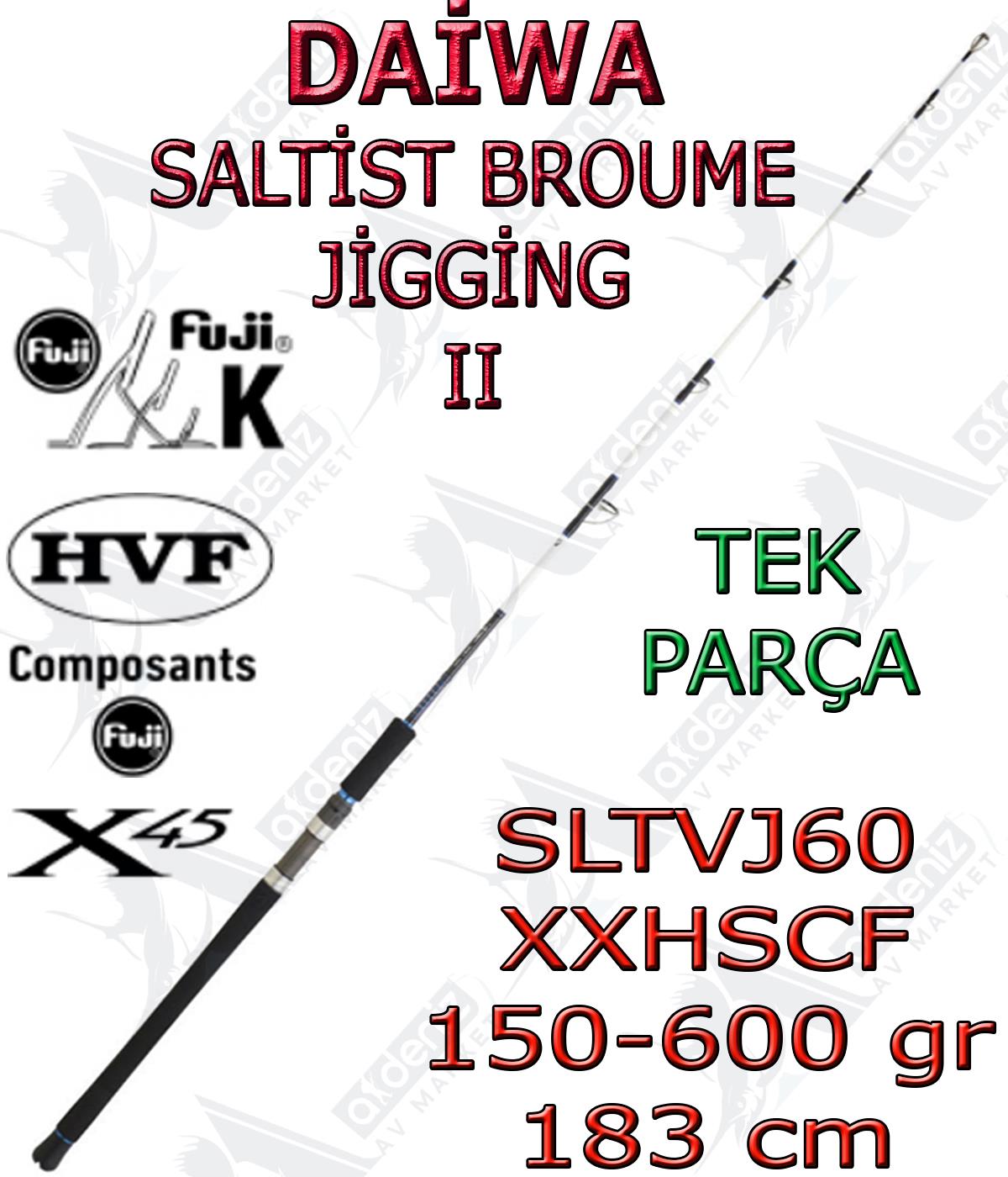 Daiwa Saltist Vertical Jig 183 Cm 150-600Gr Olta Kamışı (Tek Parça)DAİWA