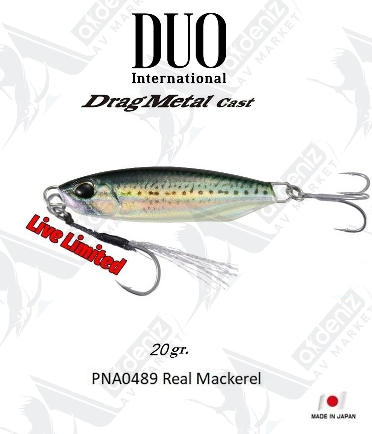 Duo Drag Metal Cast Jig 20 gr #PNA0489 Real MackerelDUO