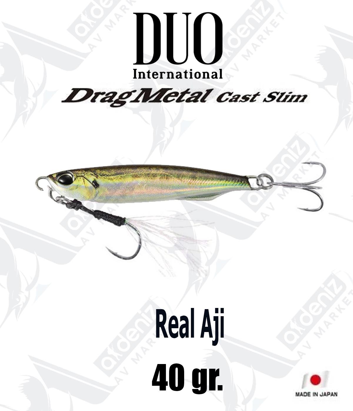 Duo Drag Metal Cast Slim Jig 40 gr #PNA0488 Real AjiDUO