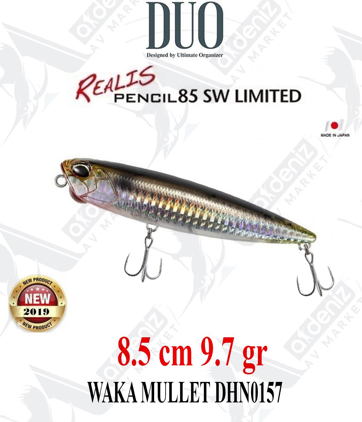 Duo Realis Pencil 85 SW 8,5cm 10gr Su Üstü WTD Maket Yem DHN0157 WAKA MULLETDUO