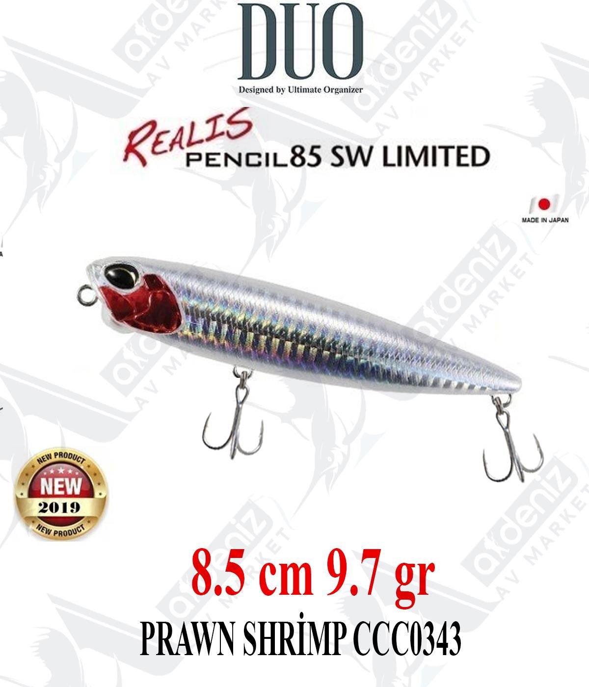 Duo Realis Pencil 85 SW 8,5cm 10gr Su Üstü WTD Maket Yem AHA0088 PRİSM İVORYDUO