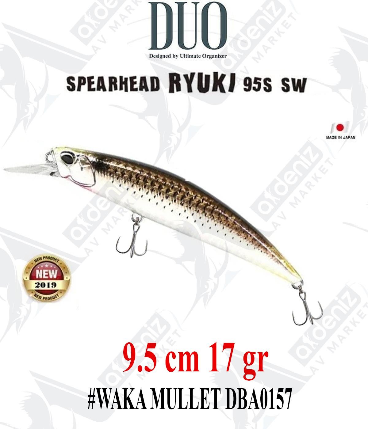 Duo Spearhead Ryuki 95S WT (Sinking) #DBA0157 WAKA MULLETDUO