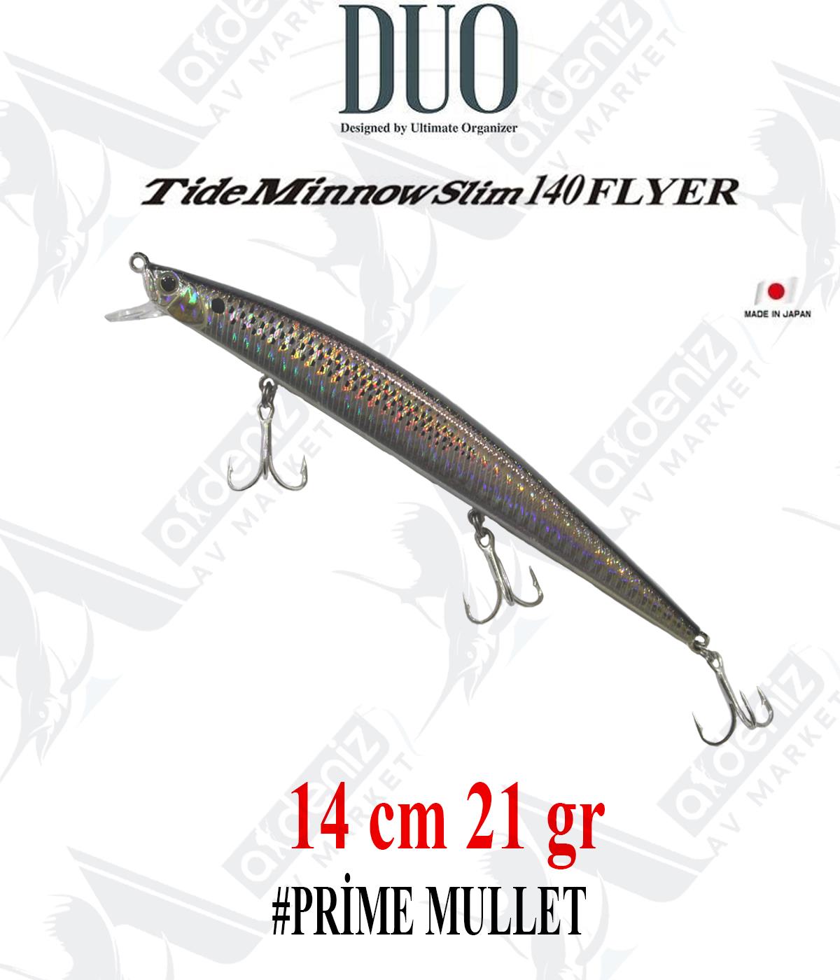 Duo Tide Minnow Slim Flyer 140 mm 21 gr (Sinking) #AHA0627 Prime MulletDUO