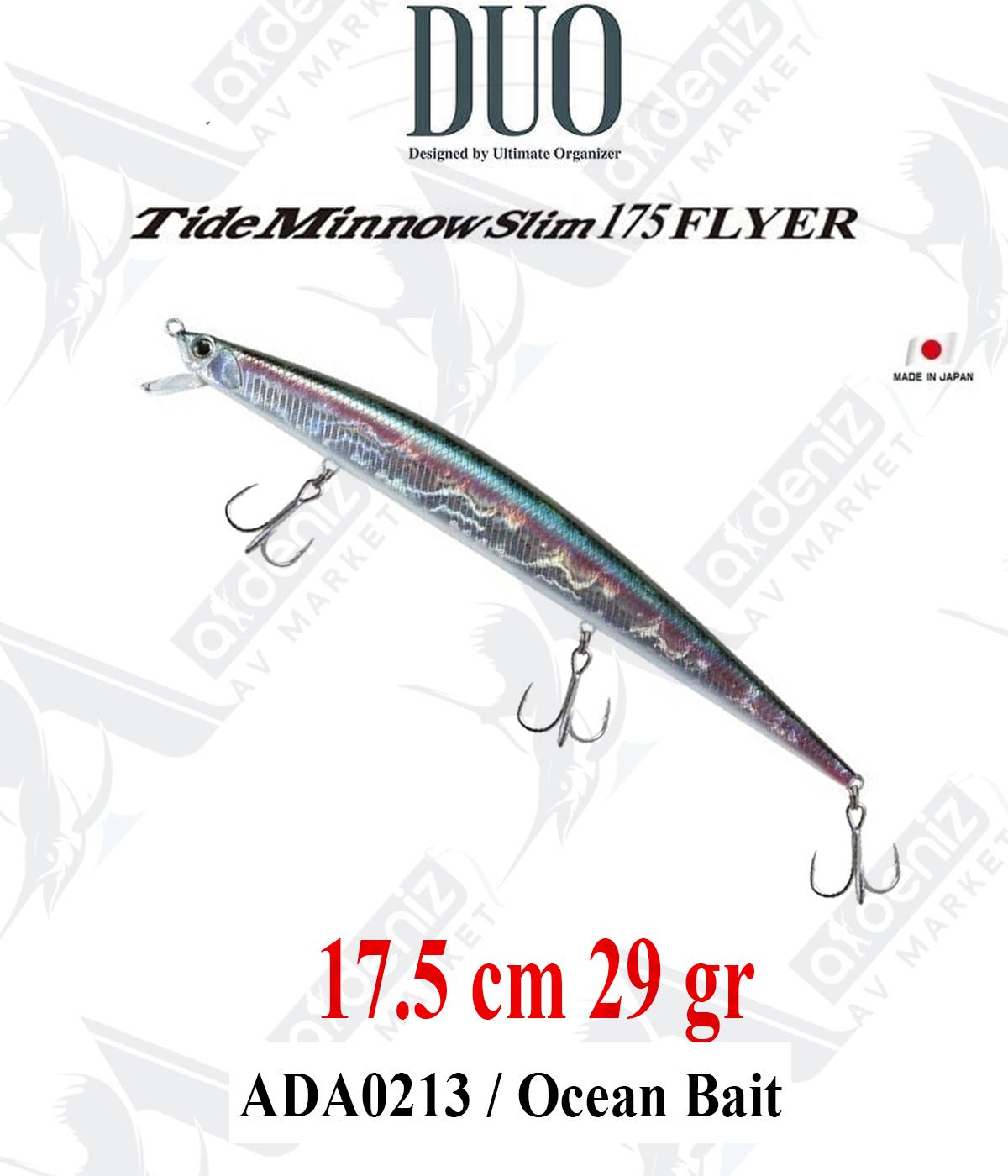 Duo Tide Minnow Slim Flyer 175 mm 29 gr (Sinking) Maket Balık #Ocean BaitDUO