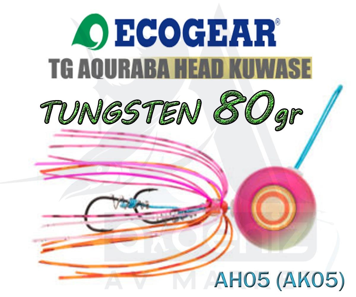 ECOGEAR TG Aquaraba Head Kuwase (TUNGSTEN) 80 gr #AH05ECOGEAR