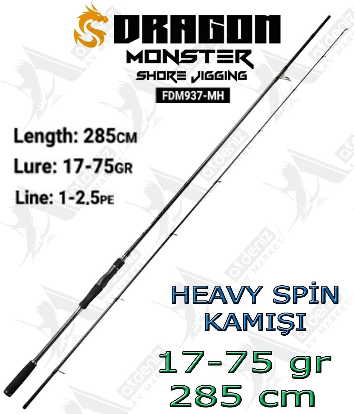 Fujin Dragon Monster 17-75 Gr 285Cm Shore Jig KamışıFUJİN
