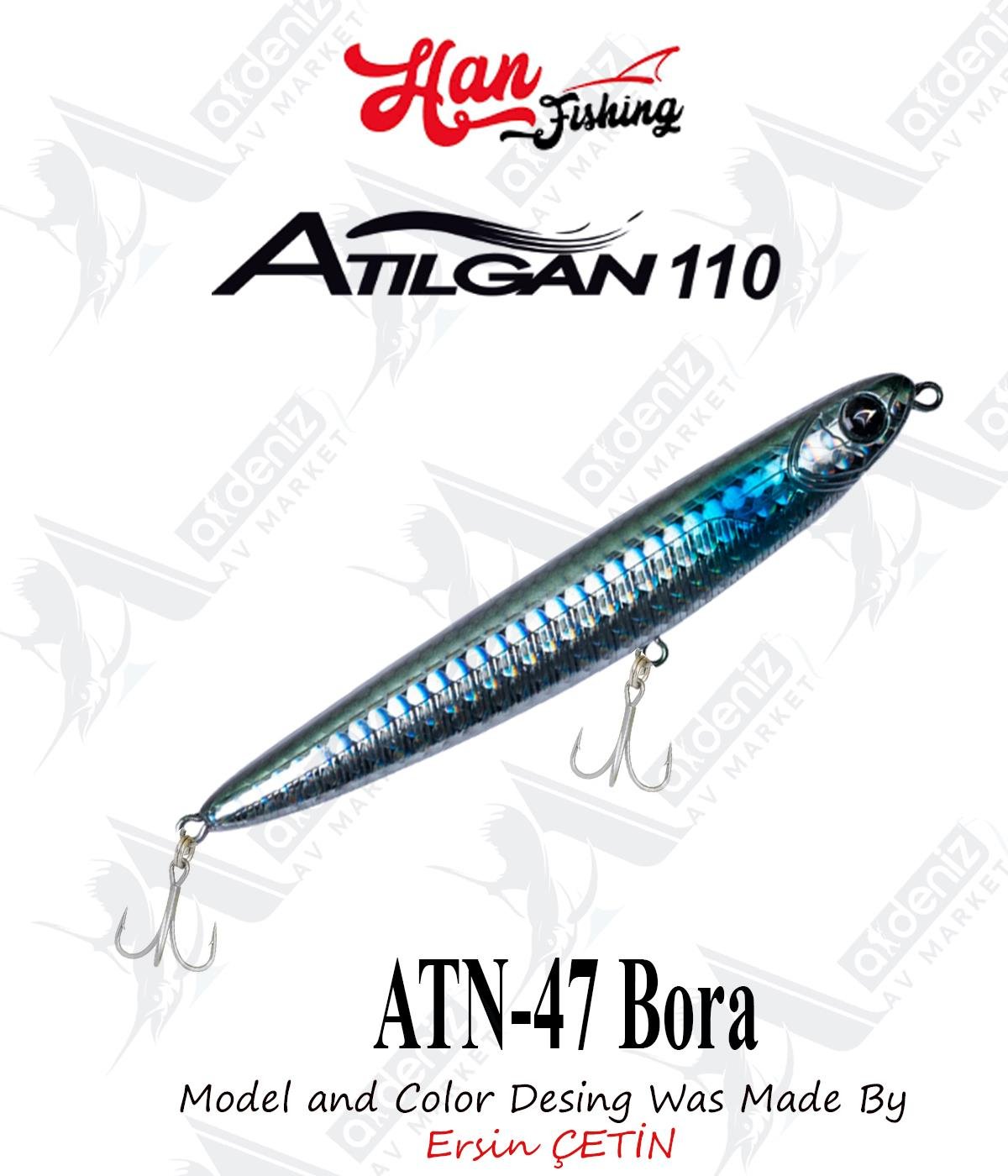 Hanfish Atılgan 110F WTD Su Üstü Maket #ATN-47 BoraHAN FİSHİNG