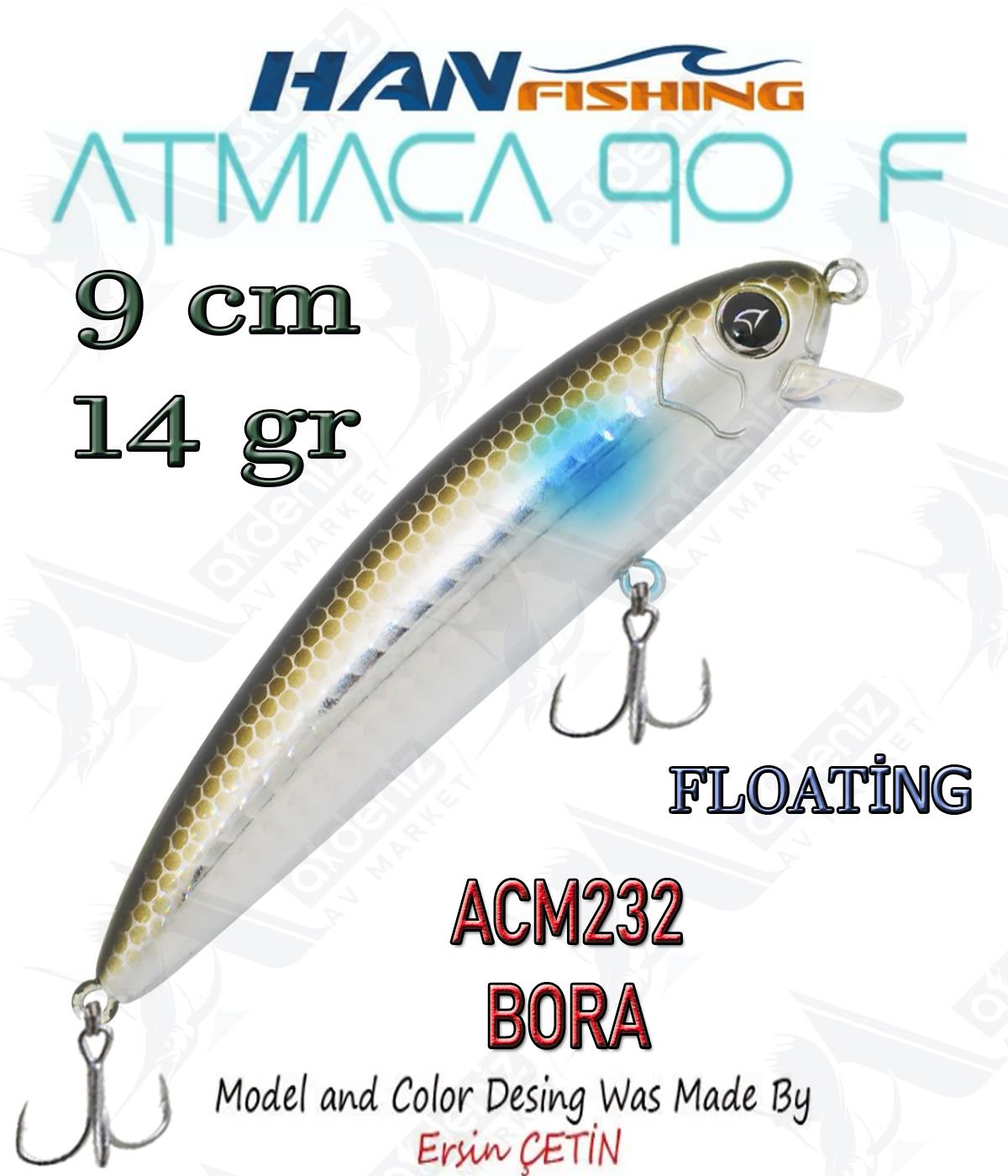 Hanfish Atmaca 90F 9 cm 14 gr ACM232 BORA.HAN FİSHİNG