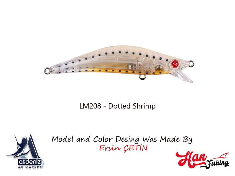 Hanfish Lokman 80S #LM208 Dotted Shrimp
