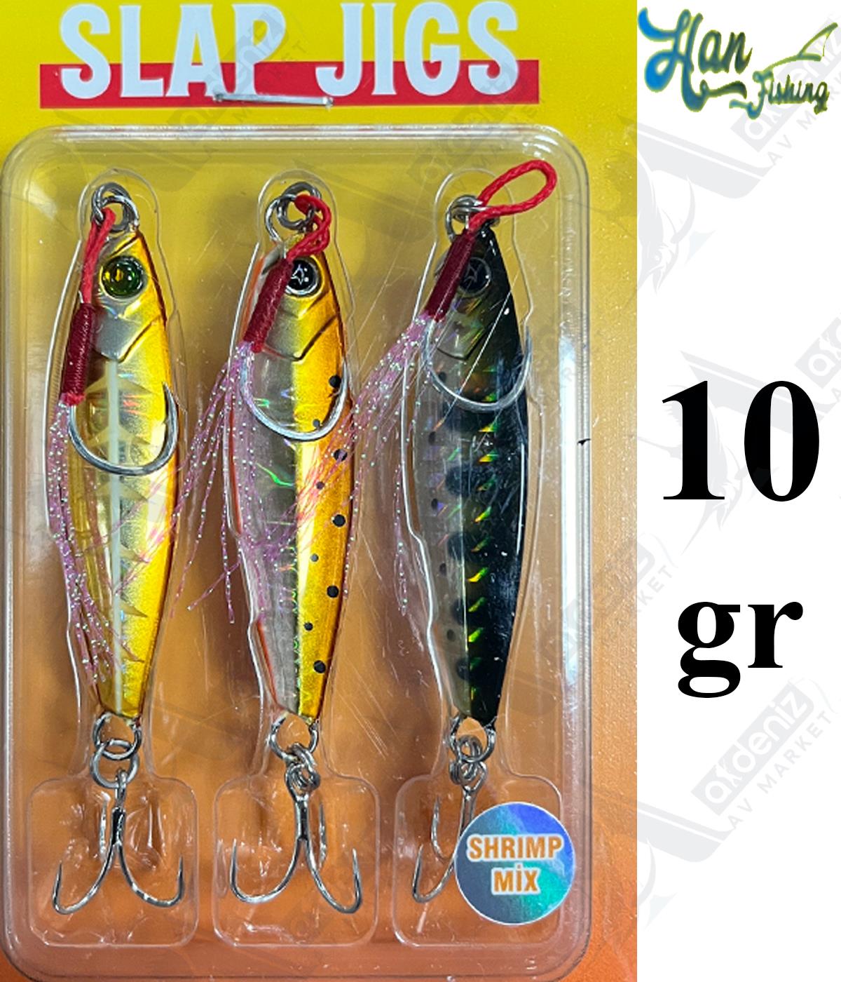Hanfish Slap Jigs 10Gr  #Shrimp MixHAN FİSHİNG