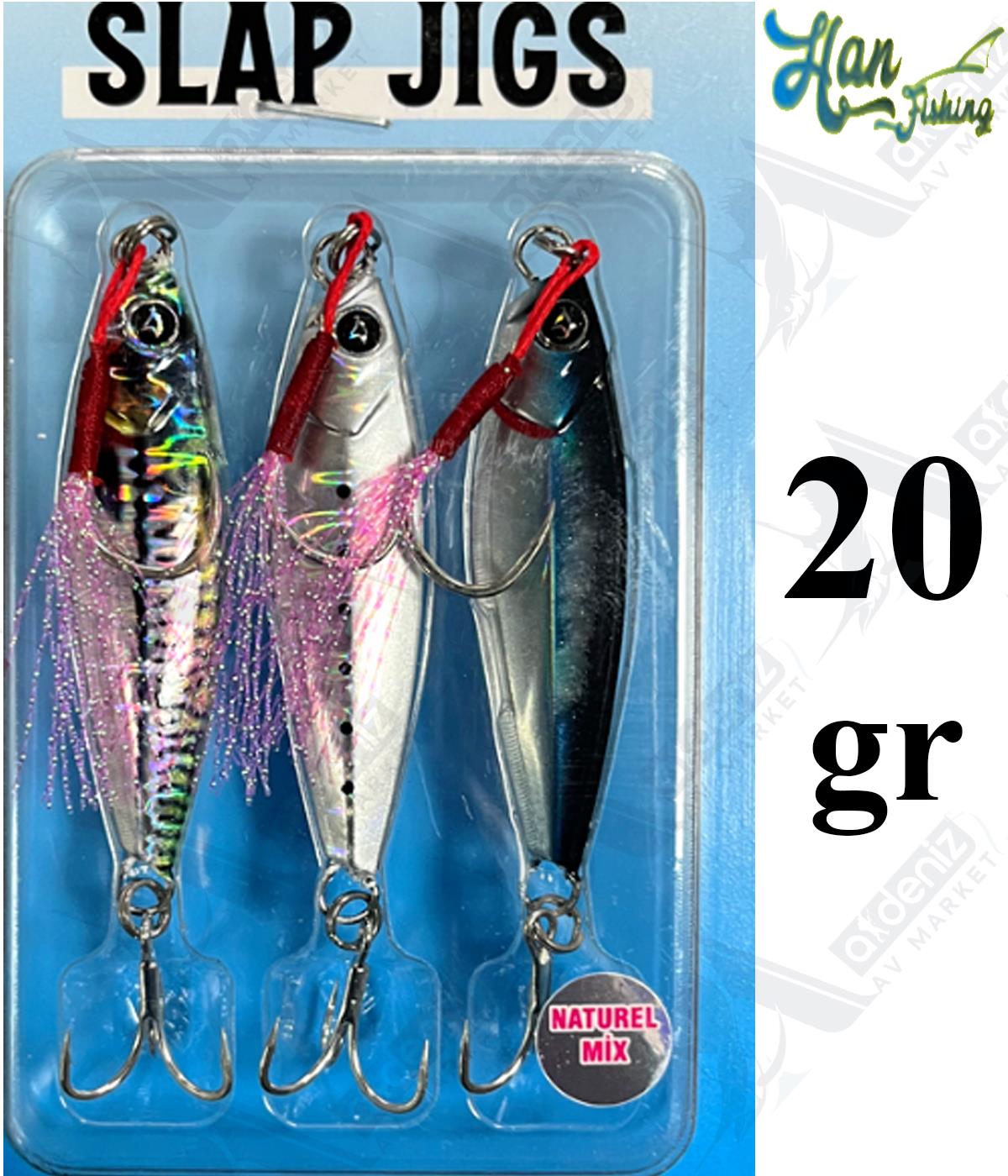 Hanfish Slap Jigs 20Gr  #Naturel MixHAN FİSHİNG