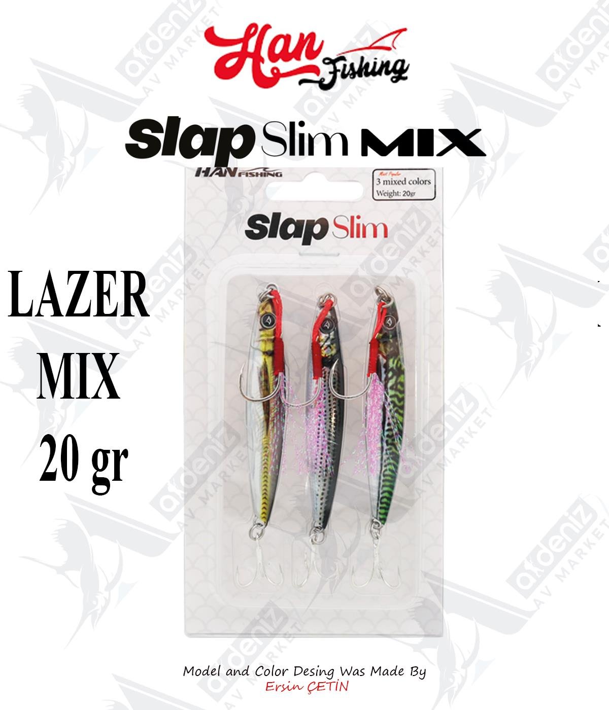 Hanfish Slap Slim Jig #ST00381 Lazer Mix 20GrHAN FİSHİNG