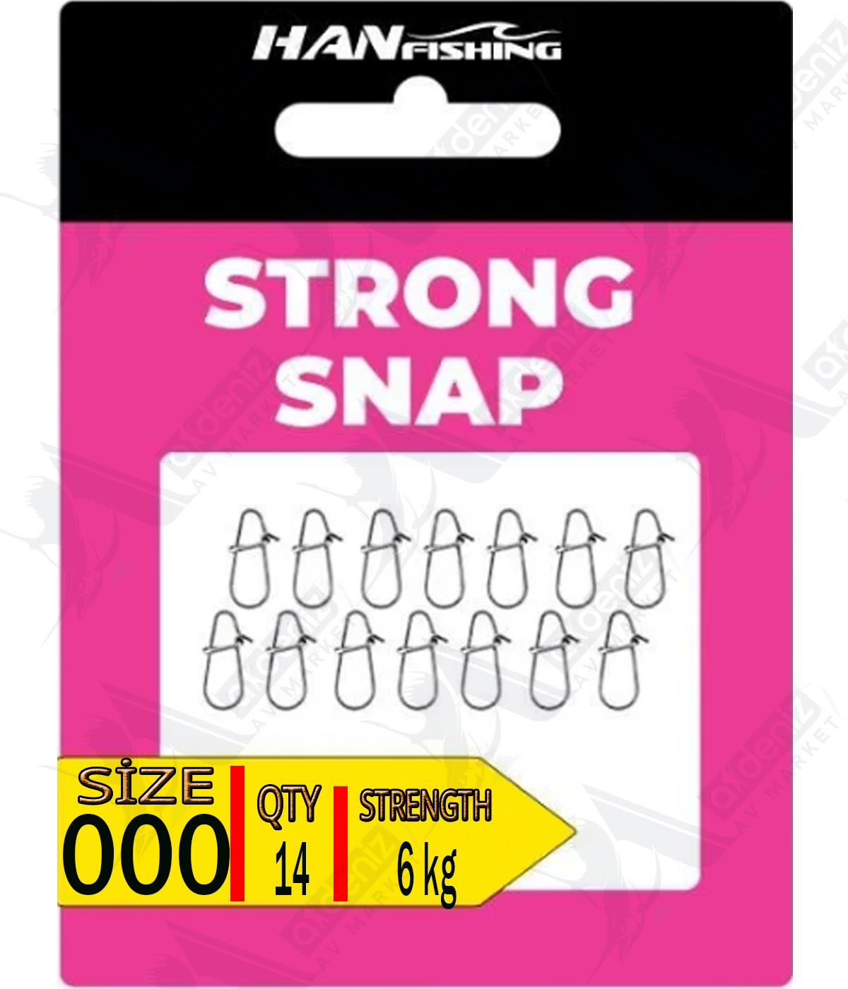 HanFish Strong Snap Lrf & Micro Klips 14'lü Paket #000HAN FİSHİNG