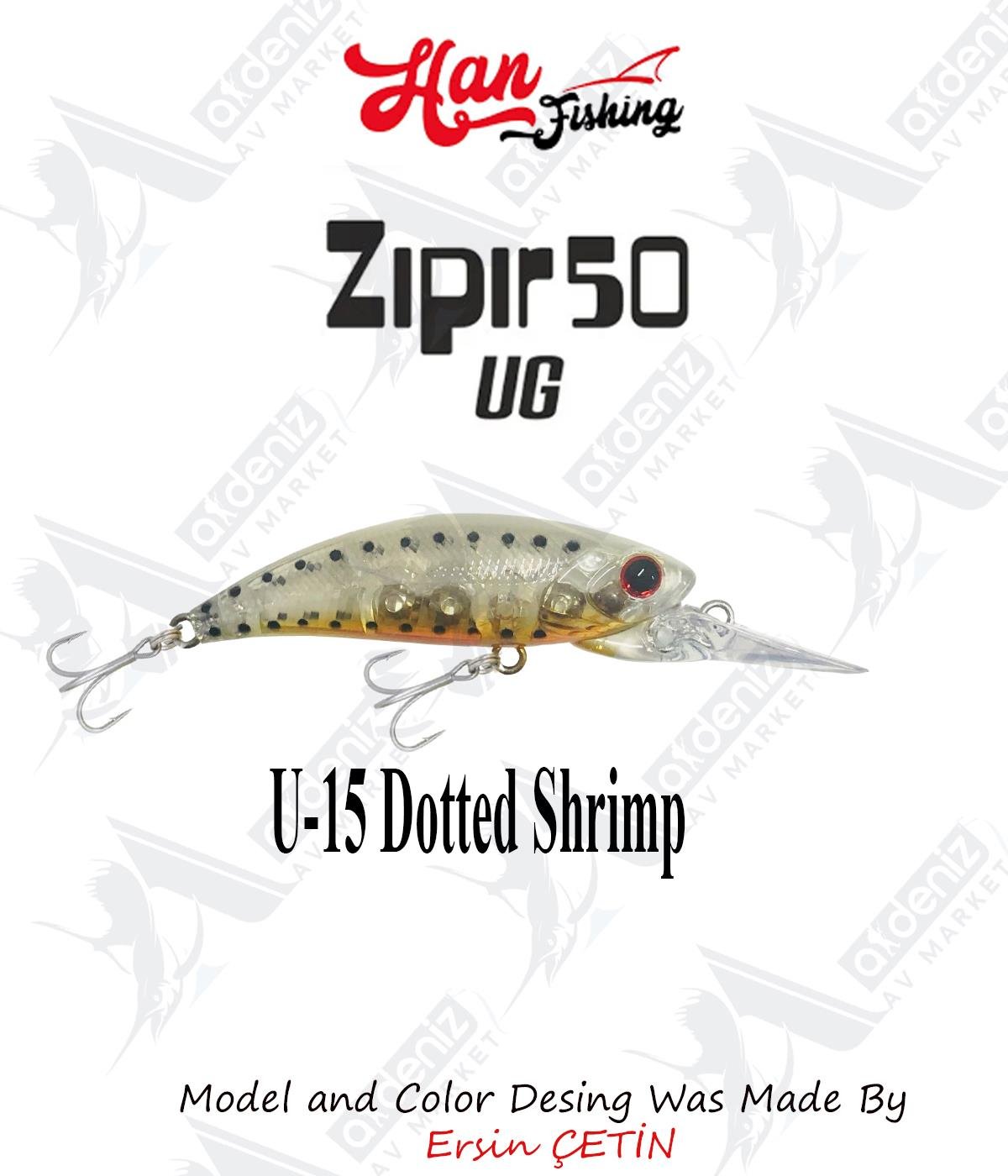 Hanfish Zıpır Uzun Gaga U-15 Dotted ShrimpHAN FİSHİNG